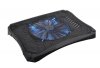 Cooling Tray - Massive V20 Steel Mesh Panel Single 200mm Blue LED Fan Adjustable Speed Control 10"-17" Laptop Notebook Cooling Pad CL-N004-PL20BL-A