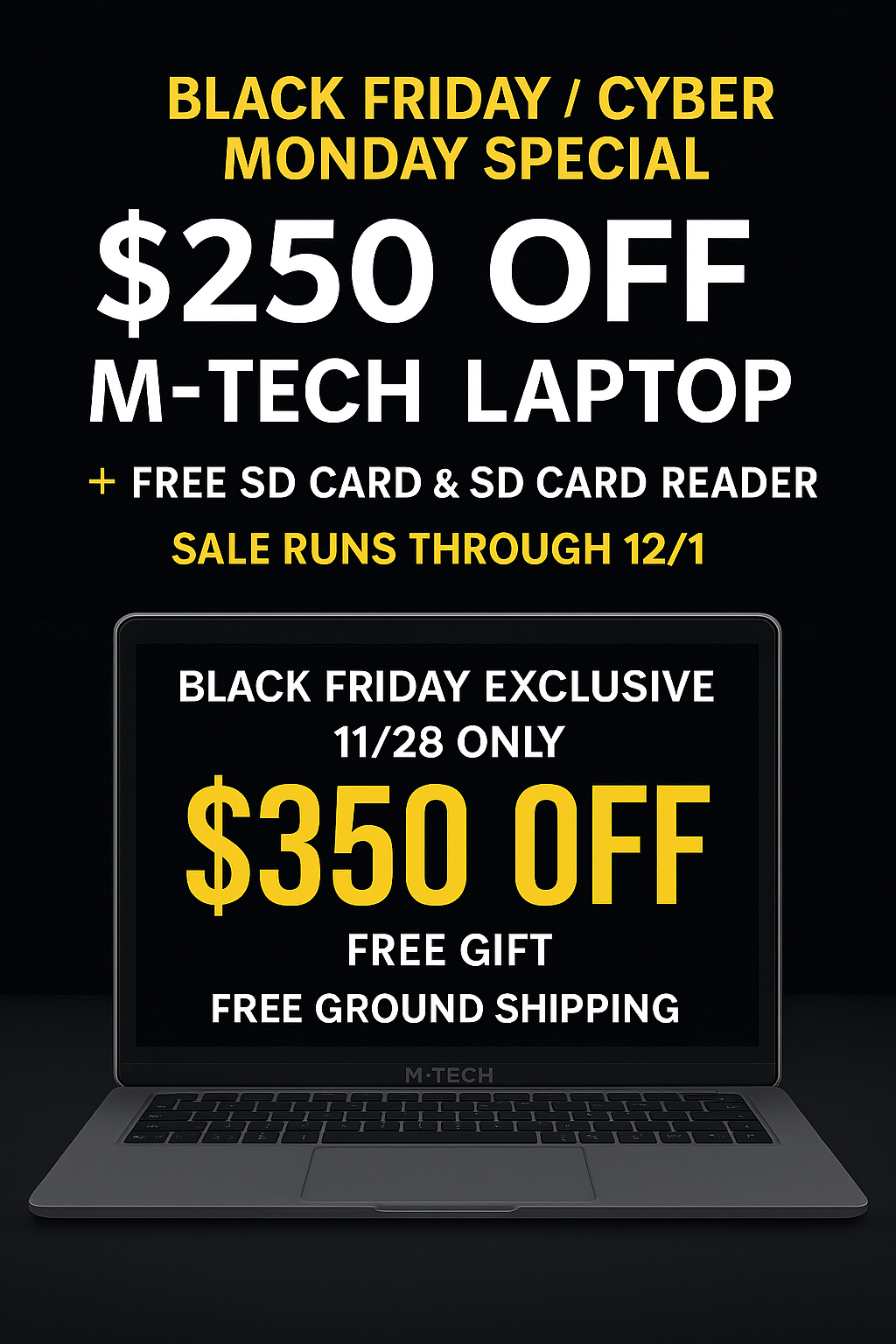 M-Tech Black Friday & November Specials